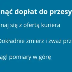 Unikaj dopłat do przesyłek krajowych! Poznaj ofertę kuriera, dokładnie zmierz i zważ paczkę, zaokrąglając pomiary w górę.