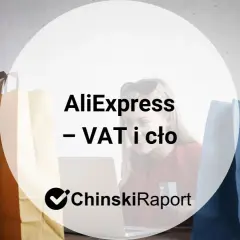 Zakupy na AliExpress: dowiedz się o VAT i opłacie celnej, by uniknąć niespodzianek. Torby na zakupy i kobieta z laptopem.