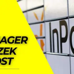 Manager paczek InPost gotowa do doręczenia. Logo Tania Paczka.net.
