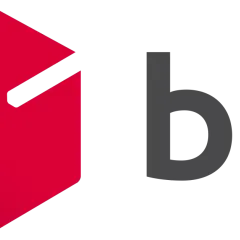 Logo firmy kurierskiej BRT z czerwonym sześcianem i napisem "brt". Ułatwia to bartolini tracking przesyłek.