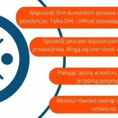 Wysyłka opon z InPost: porady dotyczące pakowania i wysyłki. Dowiedz się, jak wysłać opony kurierem.