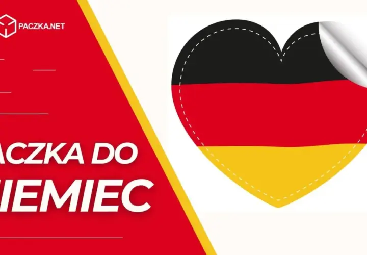 Tania Paczka.net oferuje wysyłkę dpd do niemiec. Serce z flagą Niemiec symbolizuje miłość do wysyłania paczek.