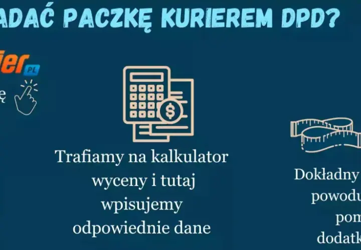 Jak nadać paczkę kurierem DPD? Wpisz dane, np. zderzaka, na kalkulatorze wyceny. Dokładny pomiar paczki eliminuje pomyłki.
