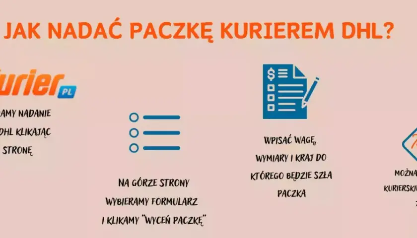 Jak złożyć skargę na kuriera DHL? Instrukcja nadania paczki DHL na stronie AlleKurier.pl. Wpisz wagę, wymiary i kraj docelowy.