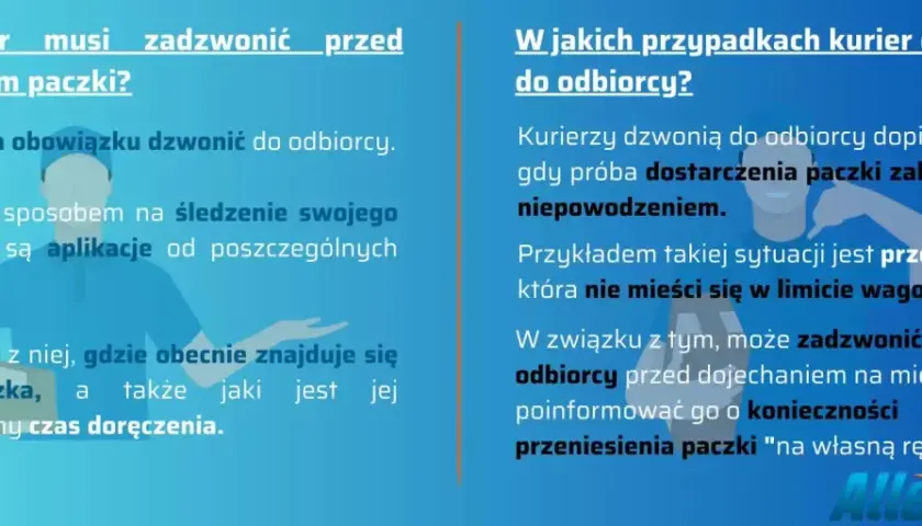 Czy kurier DPD dzwoni przed przyjazdem? Kurier nie ma obowiązku, ale może zadzwonić, gdy próba doręczenia zakończyła się niepowodzeniem.