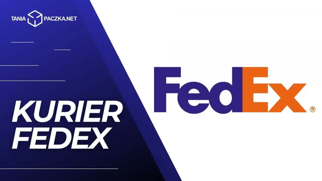 Tania Paczka.net - Kurier FedEx. Sprawdź FedEx economy czas dostawy. Logo FedEx.
