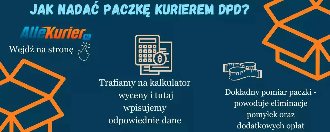 Jak nadać paczkę kurierem DPD? Wpisz dane, np. zderzaka, na kalkulatorze wyceny. Dokładny pomiar paczki eliminuje pomyłki.